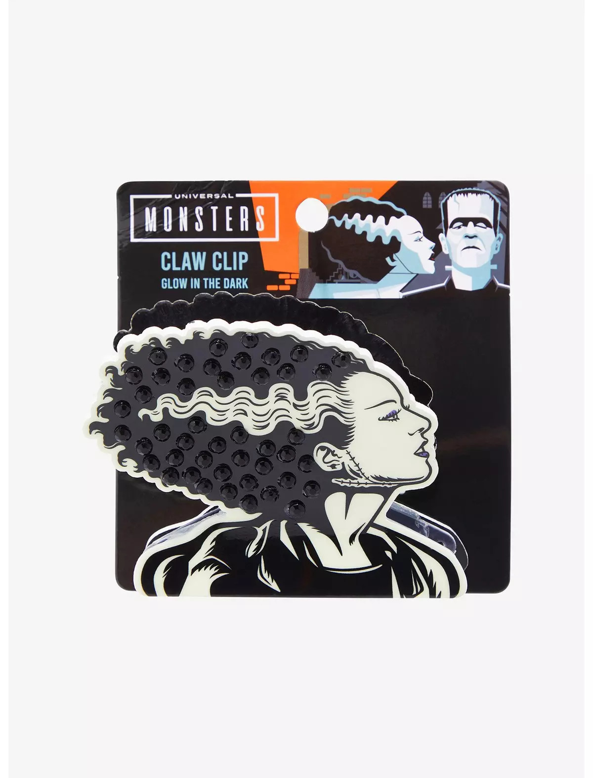 Universal Monsters The Bride Glow-In-The-Dark Claw Hair Clip | Hot Topic