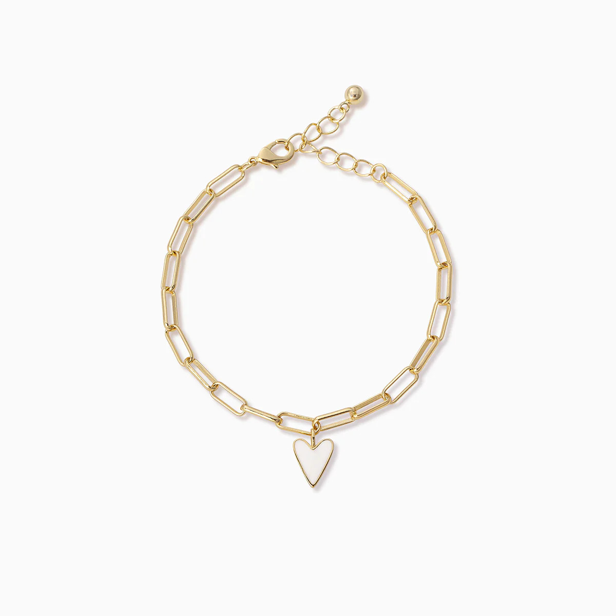 White Heart Bracelet | Uncommon James