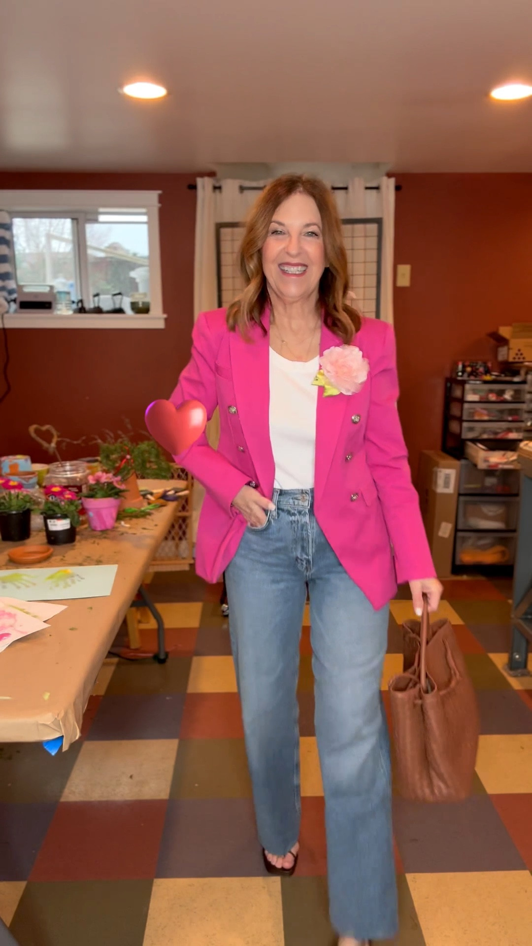 Getting ready for a Galentine's Day Party with my granddaughter.

She's painting in my art room, & I’m trying to share 4 casual-chic outfits to wear for Galentines Day and you can wear later, too.🩷



#LTKValentine #LTKgrwm #LTKOver40