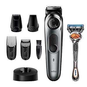 Braun Beard Detail Trimmer, Hair Clippers for Men, Cordless & Rechargeable, Mini Foil Shaver with... | Amazon (US)