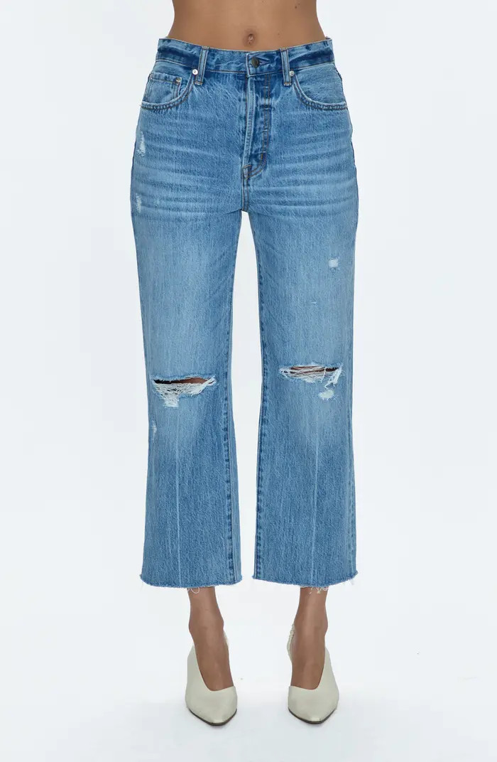 Pistola Cassie High Waist Crop Jeans | Nordstrom | Nordstrom