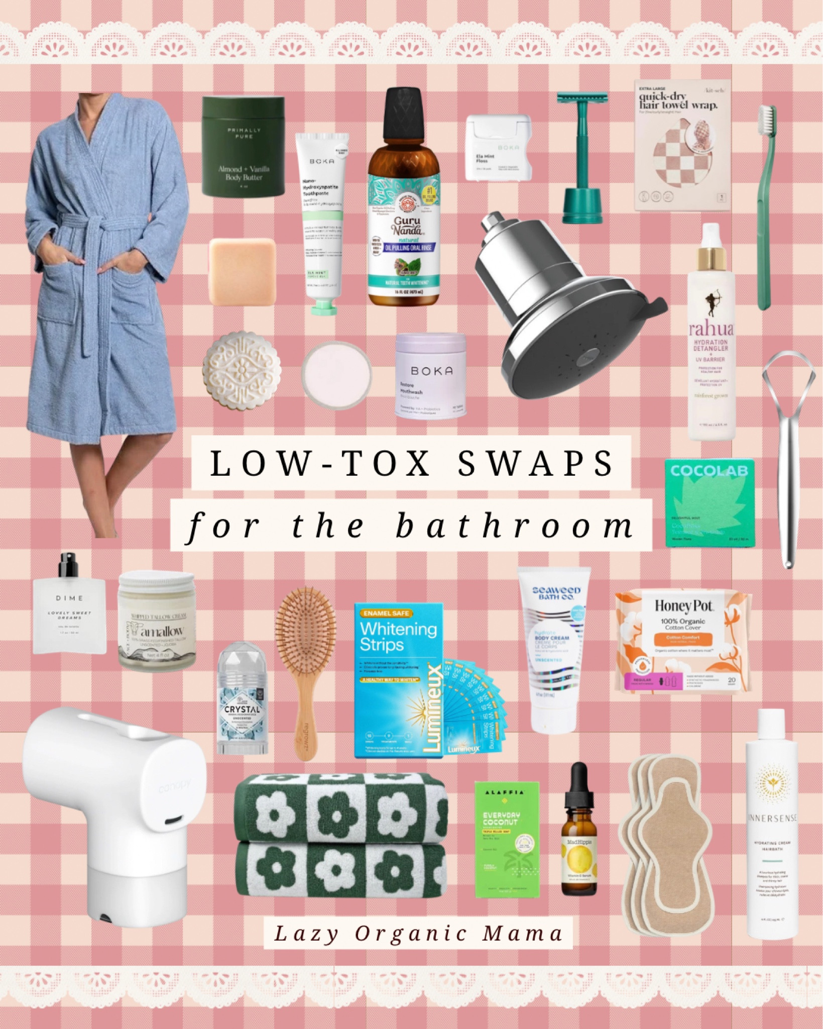 The low tox swaps for the bathroom, these are a great place to start if you’re not full on crunchy yet and want better beauty picks! 

#LTKselfcare #LTKBeauty #LTKmomlife