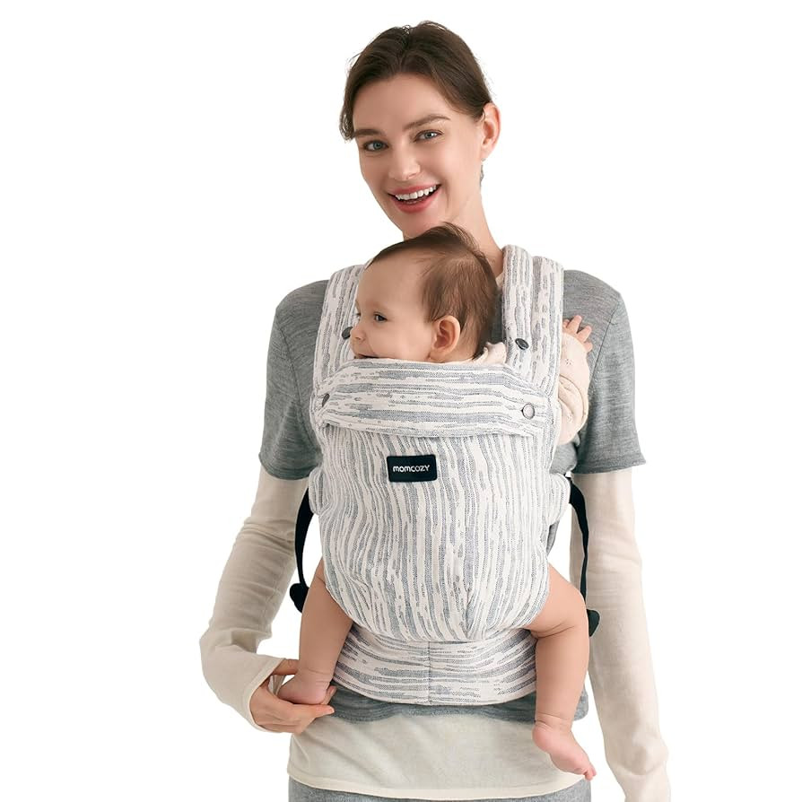 Momcozy Herihuge Baby Carrier - Crafted with Charming Jacquard Weaving, Durable, Stylish and Eleg... | Amazon (US)