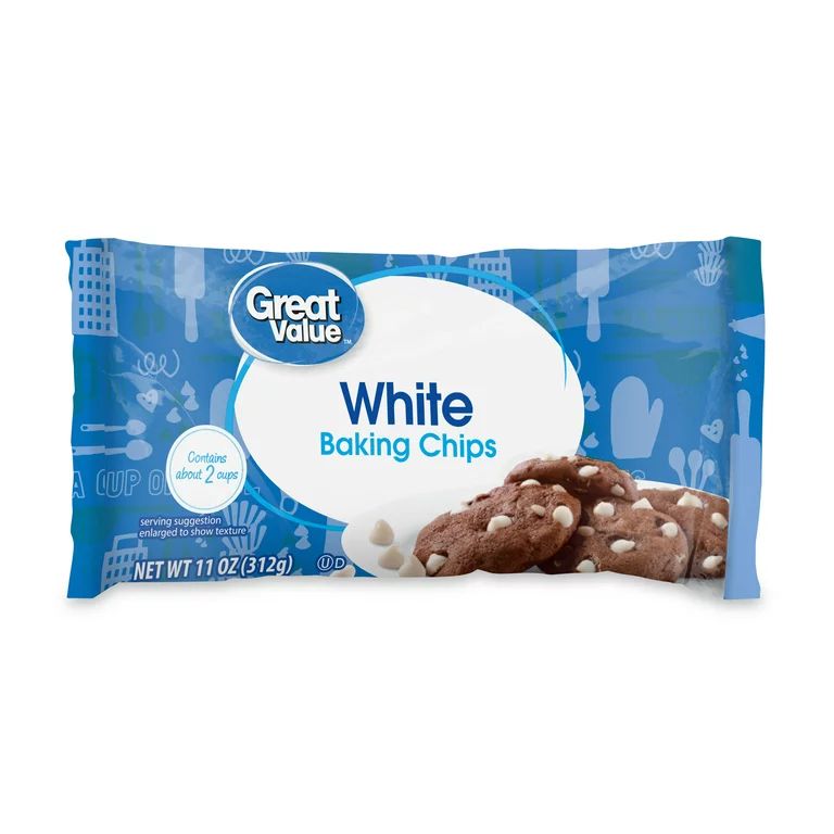 Great Value White Baking Chips, 11 oz Bag | Walmart (US)