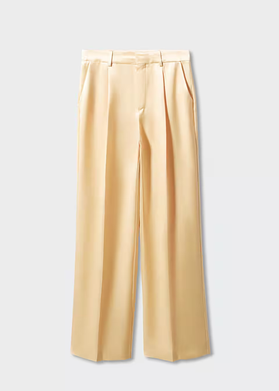 Satin palazzo pants -  Women | Mango USA | MANGO (US)