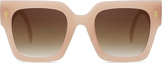 SOJOS Vintage Oversized Square Sunglasses for Women,Retro Womens Luxury Big Sun Glasses UV400 Pro... | Amazon (US)