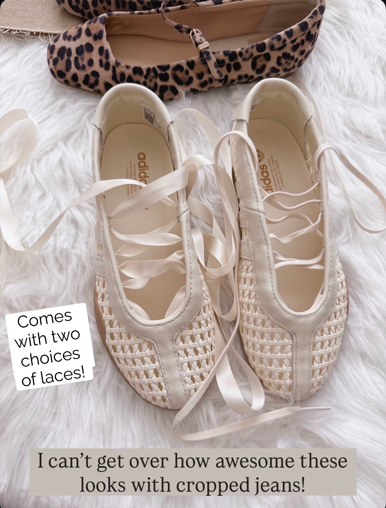 These are such a fun switch up from basic sneakers and I love them with cropped jeans.

lace up flats, woven flats, adidas flats, spring shoes, casual outfit ideas, cropped jeans outfit, neutral shoes, trendy flats, everyday style, comfortable shoes, womens fashion finds, statement shoes

#LTKOver40 #LTKSeasonal #LTKMothersDay