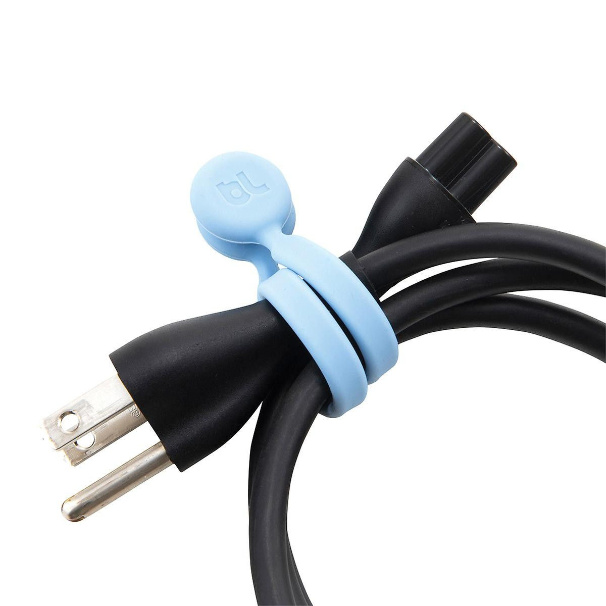 MagWrap Large Magnetic Cable Organizers Assorted Blues Pkg/3 | The Container Store