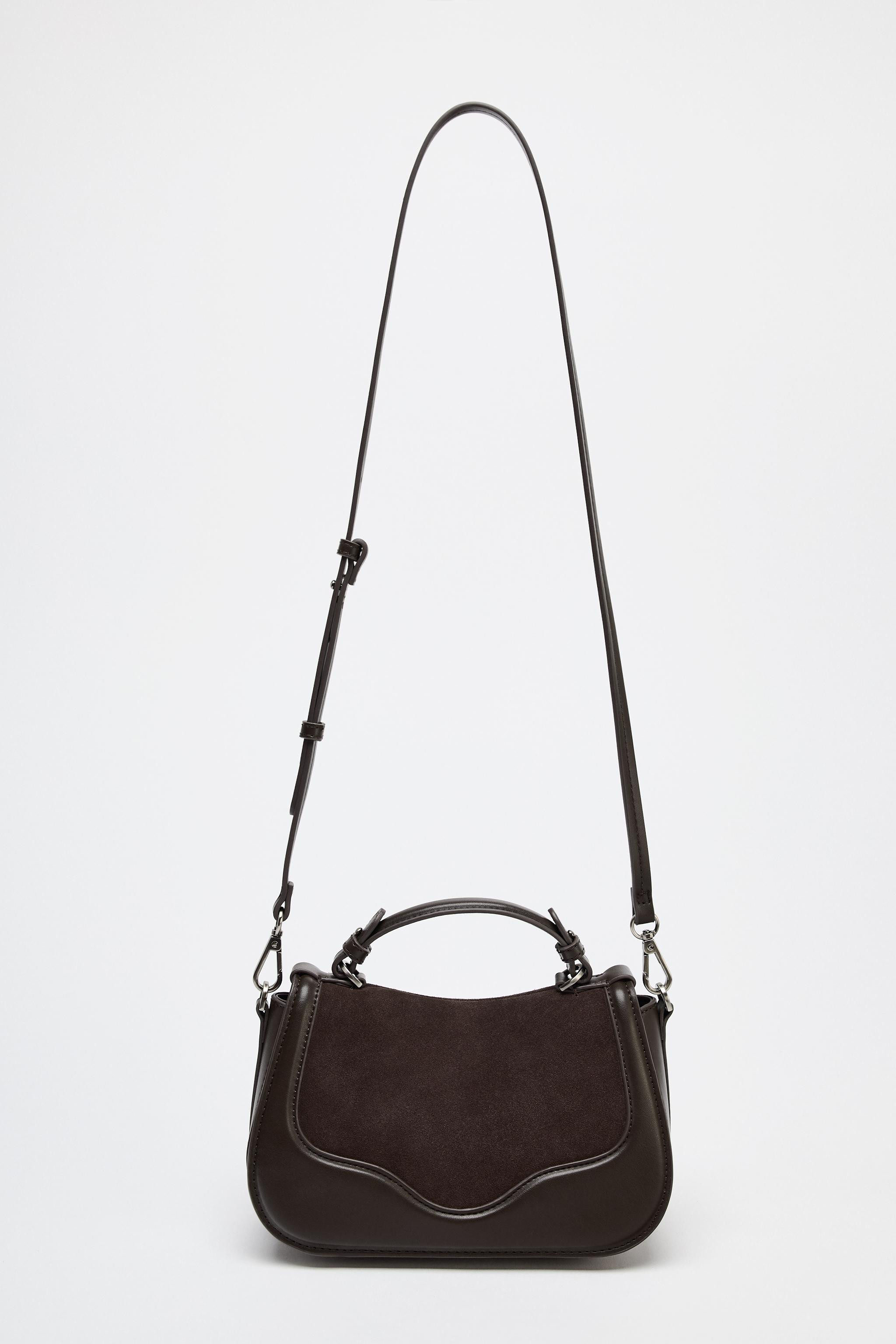 LEATHER CROSSBODY BAG | Zara US