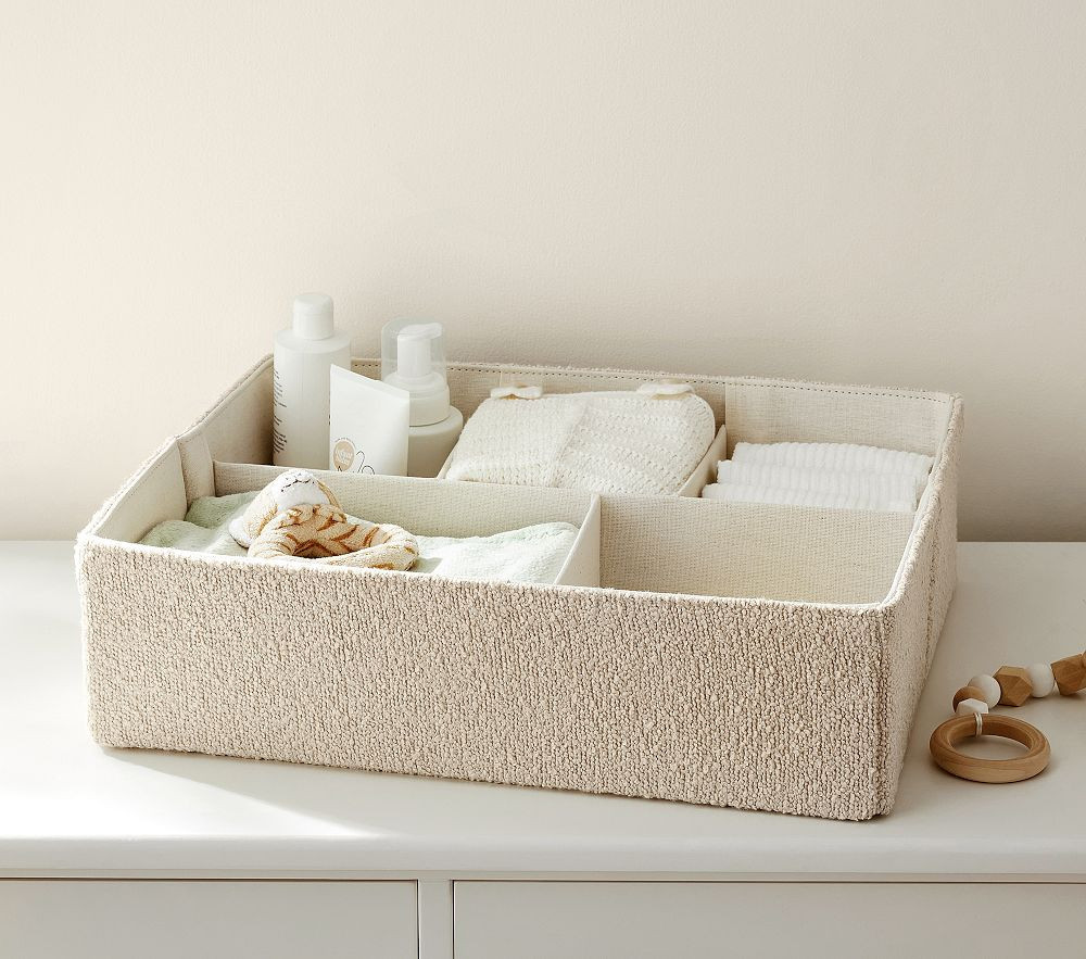 Boucle Nursery Storage Organizer | Pottery Barn Kids
