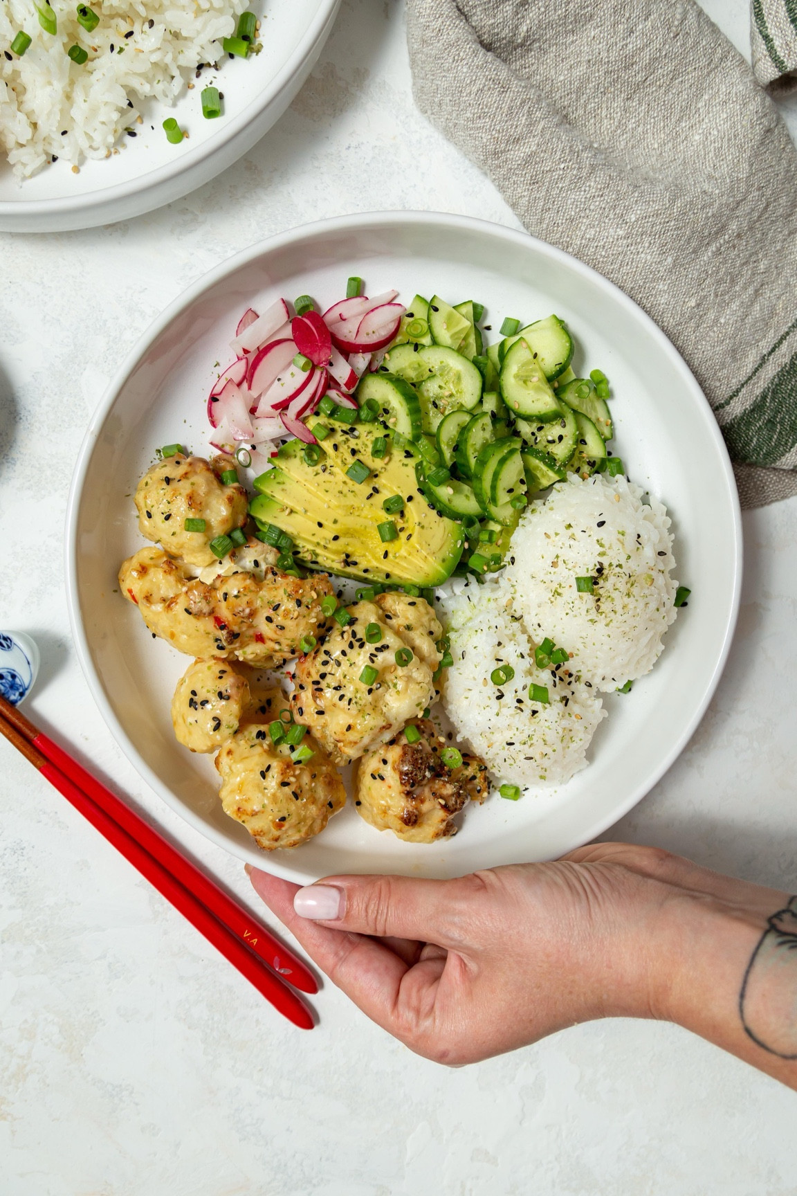 Bang Bang Cauliflower 🤤 recipe is in my ebook ‘Eat the Rainbow’ link is in my bio!

#healthyrecipes #dinnerrecipe