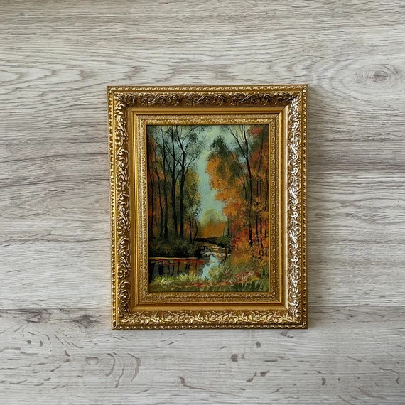 Vintage oil painting original, Original oil painting vintage, Oil painting original vintage, Vint... | Etsy (US)