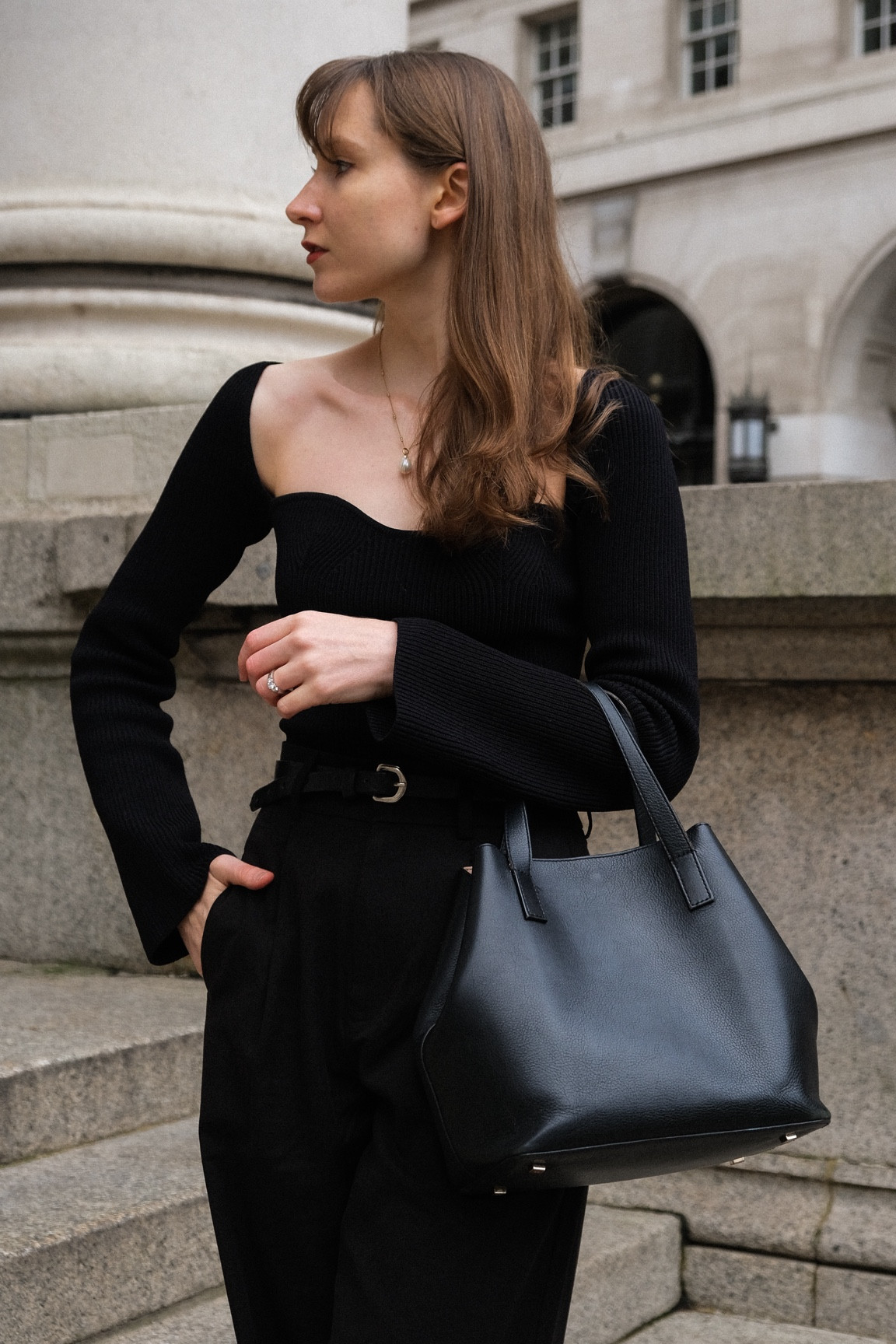 A classic monochrome look featuring my new favourite trousers from Everlane & a longtime favourite top from Pixie Market.

#LTKstyletip #LTKSeasonal #LTKeurope