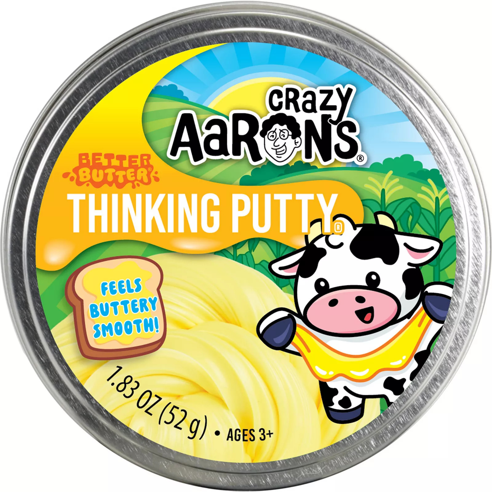 Pressman Crazy Aaron's Better Butter Thinking Putty Tin, Yellow | Kohl's