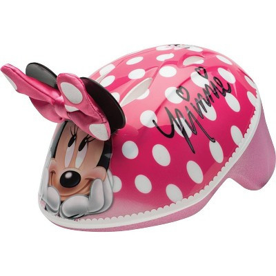 Minnie Mouse 3D Bow and Ears Cycling Toddler Girls' Bike Helmet - Pink | Target