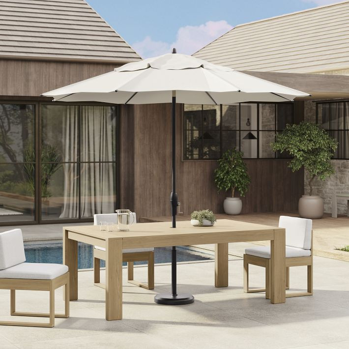 Round Outdoor Market Umbrella (9') | West Elm (US)