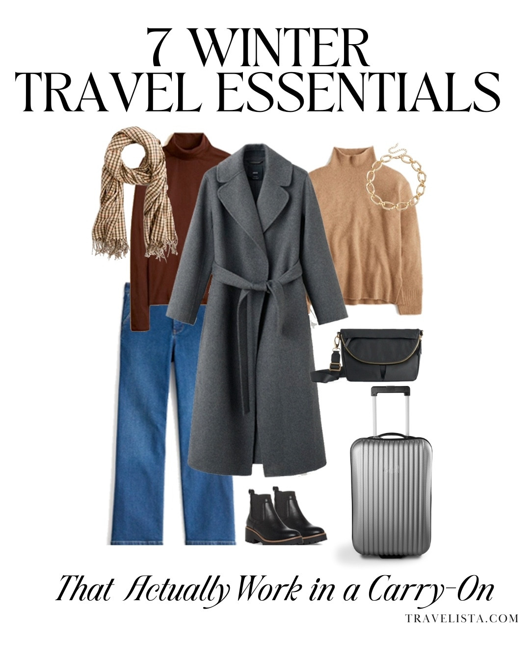 Your suitcase isn’t too small, you’re just packing the wrong winter pieces.

These 7 travel-tested essentials actually earn their place in a carry-on:

1️⃣ Smart base layers that regulate warmth without overheating
2️⃣ A packable down jacket that layers, not bulks
3️⃣ Weatherproof boots you can walk in all day
4️⃣ Wool socks (don’t skip this)
5️⃣ Versatile pants that work indoors and outside
6️⃣ A lightweight merino or cashmere sweater
7️⃣ Accessories that switch up your look while your coat stays the same

🧳 This is how you stay warm, repeat outfits, and still feel pulled-together, without overpacking.
#wintertravelcapsule 

#LTKTravel #LTKOver40