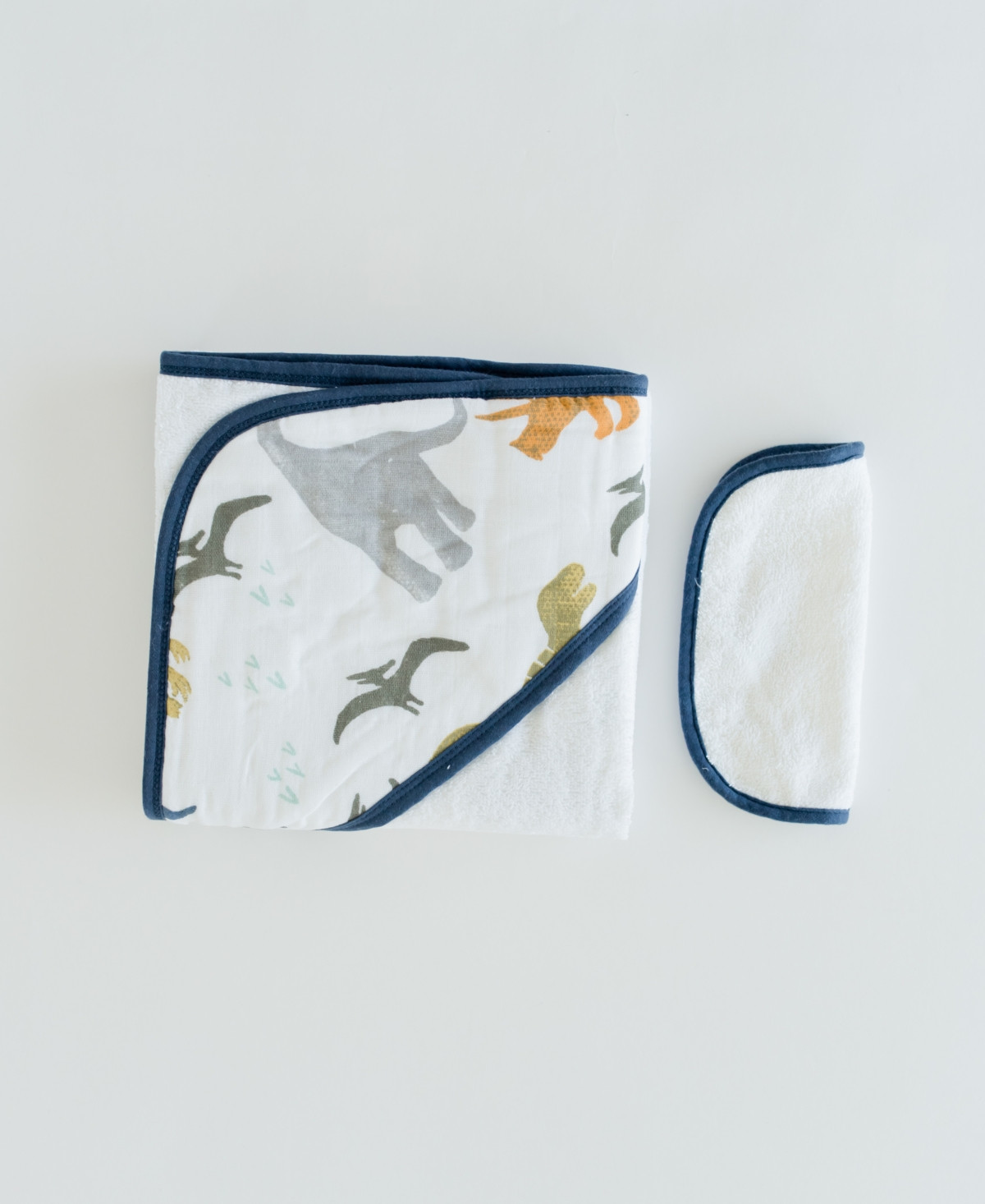 Little Unicorn Dino Friends Cotton Hooded Towel Wash Cloth Set | Macys (US)