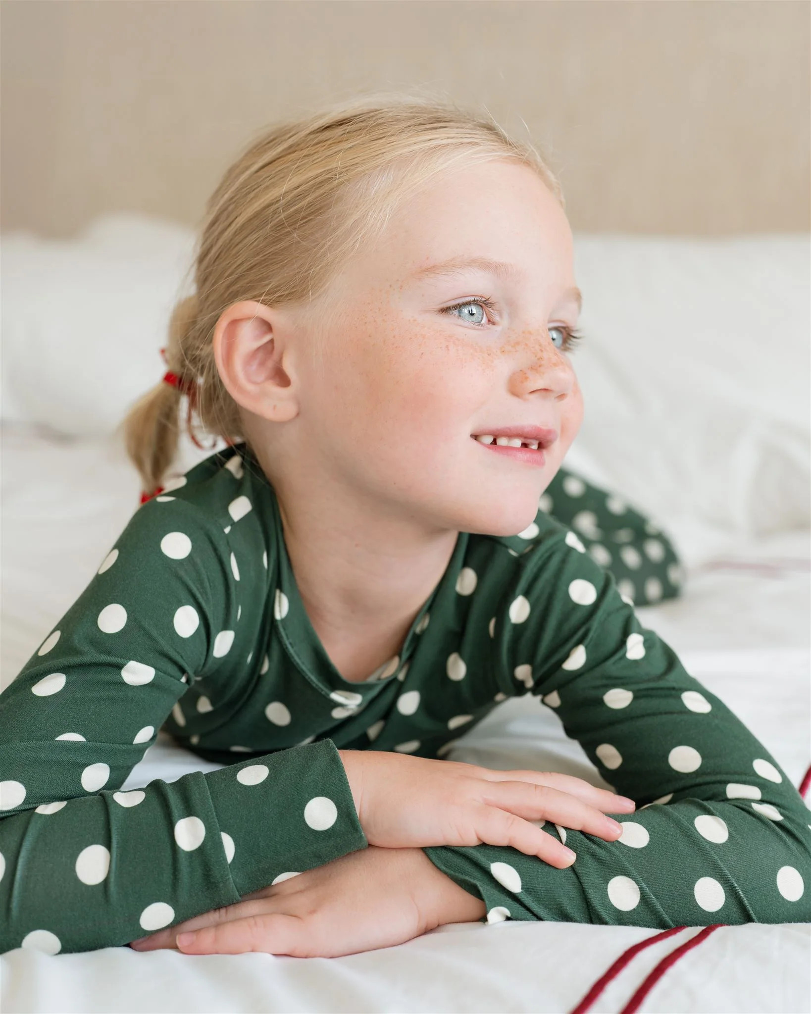 Green Polka Dot Two Piece Set | In My Jammers