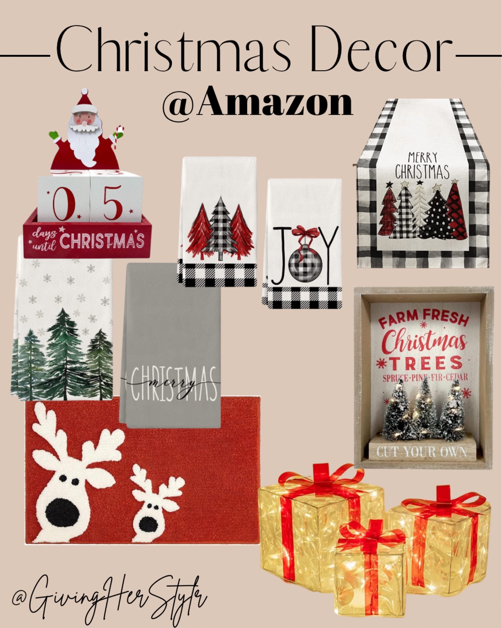 Christmas decor from Amazon! 

Amazon. Amazon prime. Amazon decor. Amazon seasonal. Amazon home decor. Amazon Christmas decor. Amazon holiday decor. Amazon seasonal decor. Christmas decor. Christmas home decor. Seasonal decor. Living room decor. Christmas living room decor. Christmas bathroom decor. Christmas bath towel. Christmas hand towel. Christmas kitchen towel. Christmas bath mat. 
#amazon #christmas #christmasdecor #home #amazonhome #seasonal #holidays 

#LTKHoliday #LTKSeasonal #LTKhome
