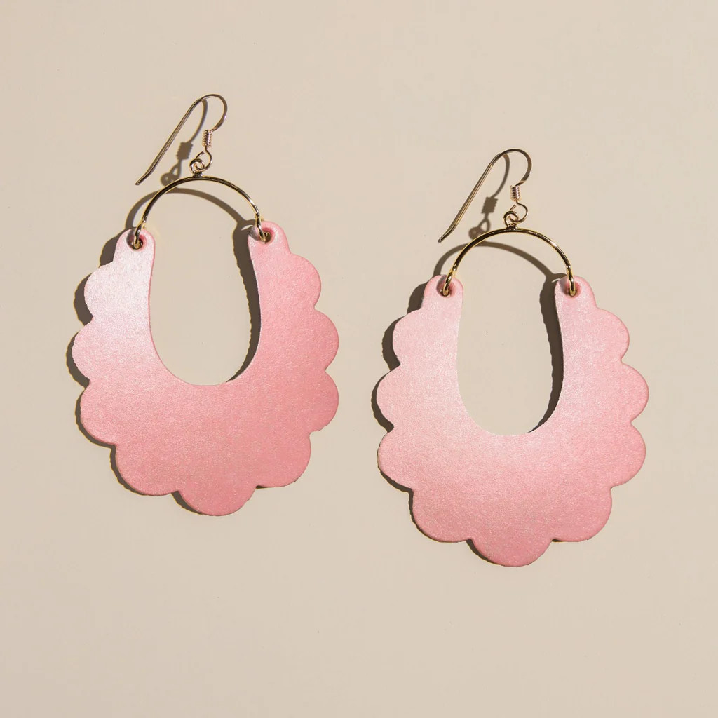 Bubblegum Dahlias | Nickel and Suede