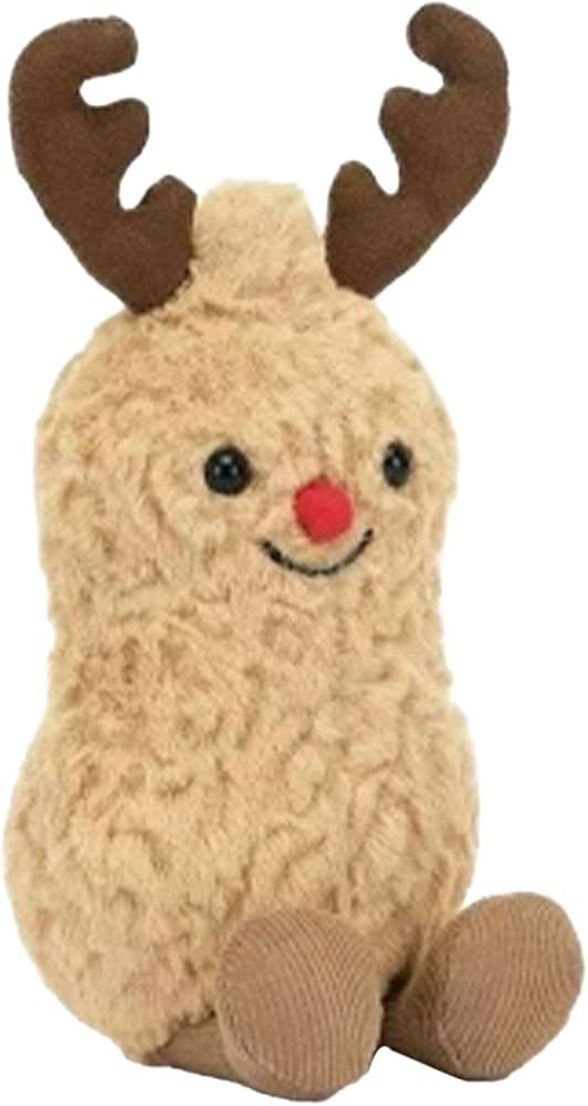 JeIIycat Fun Reindeer Stuffed Animal, Small 6.3 inches | Reindeer and Buck Plush Toy | Classic Ch... | Amazon (US)