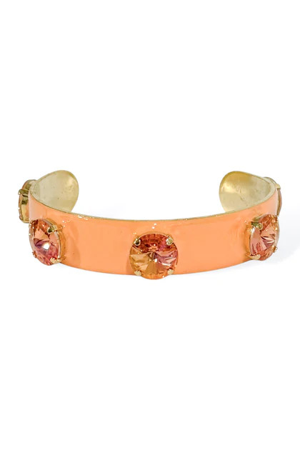 TOVA Linsey Peach Cuff Bracelet | The Willow Tree
