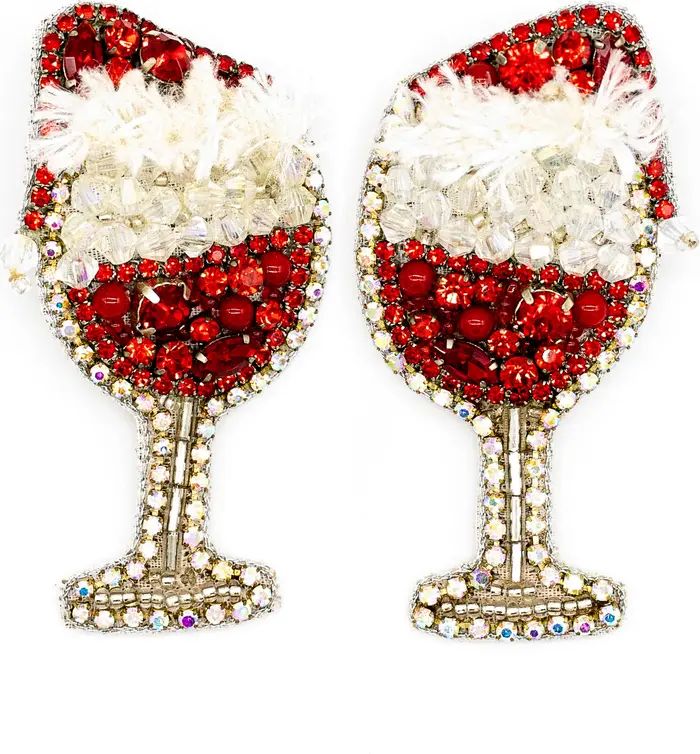 Wine Santa Hat Earrings | Nordstrom