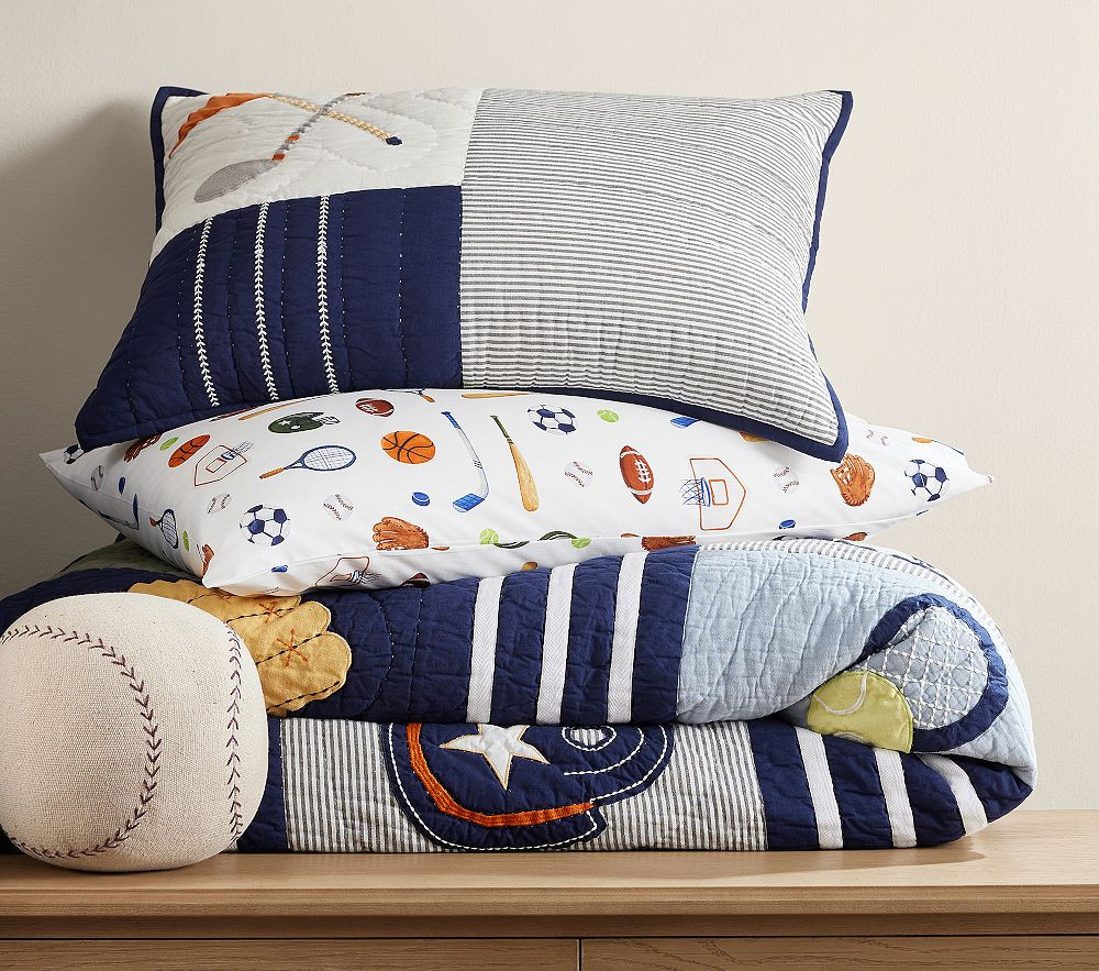 All-Star Sports Quilt Bedding Set | Pottery Barn Kids