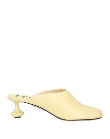 Loewe Woman Mules & Clogs Pastel yellow Size 5 Leather | YOOX (US)