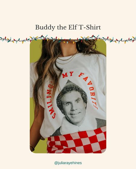 If you need me I’m probably watching Elf for the 100th time this year and wearing this shirt 🫶🏼

#LTKHoliday #LTKSeasonal #LTKunder50