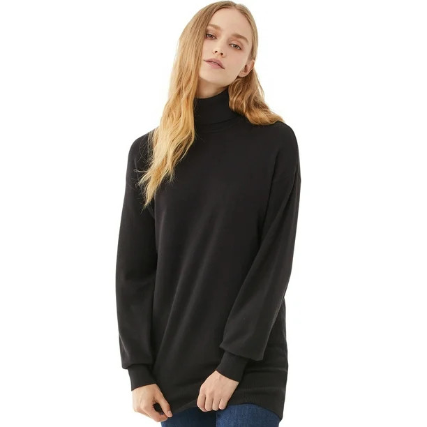Free Assembly - Free Assembly Women's Turtleneck Tunic Sweater - Walmart.com | Walmart (US)