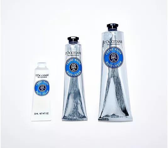 L'Occitane Shea Hand Cream 3pc Collection - QVC.com | QVC