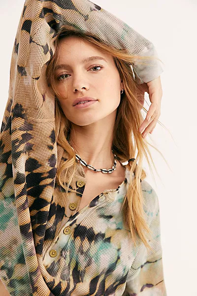 Washed Away Tie Dye Thermal | Free People (Global - UK&FR Excluded)