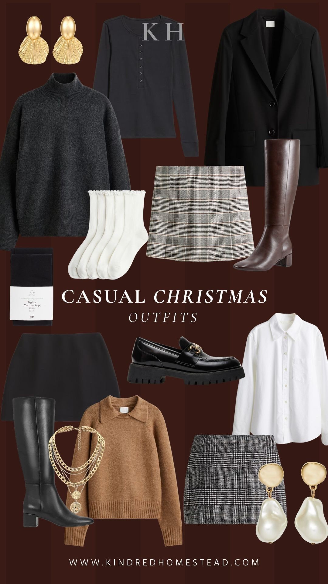 Casual Christmas outfit inspiration 🤎🎄
Easy knits, classic plaid, polished boots, and simple layers—comfortable enough for all-day wear, festive enough for every December gathering. Linked here for easy shopping.

#LTKHoliday #LTKootd #LTKSeasonal