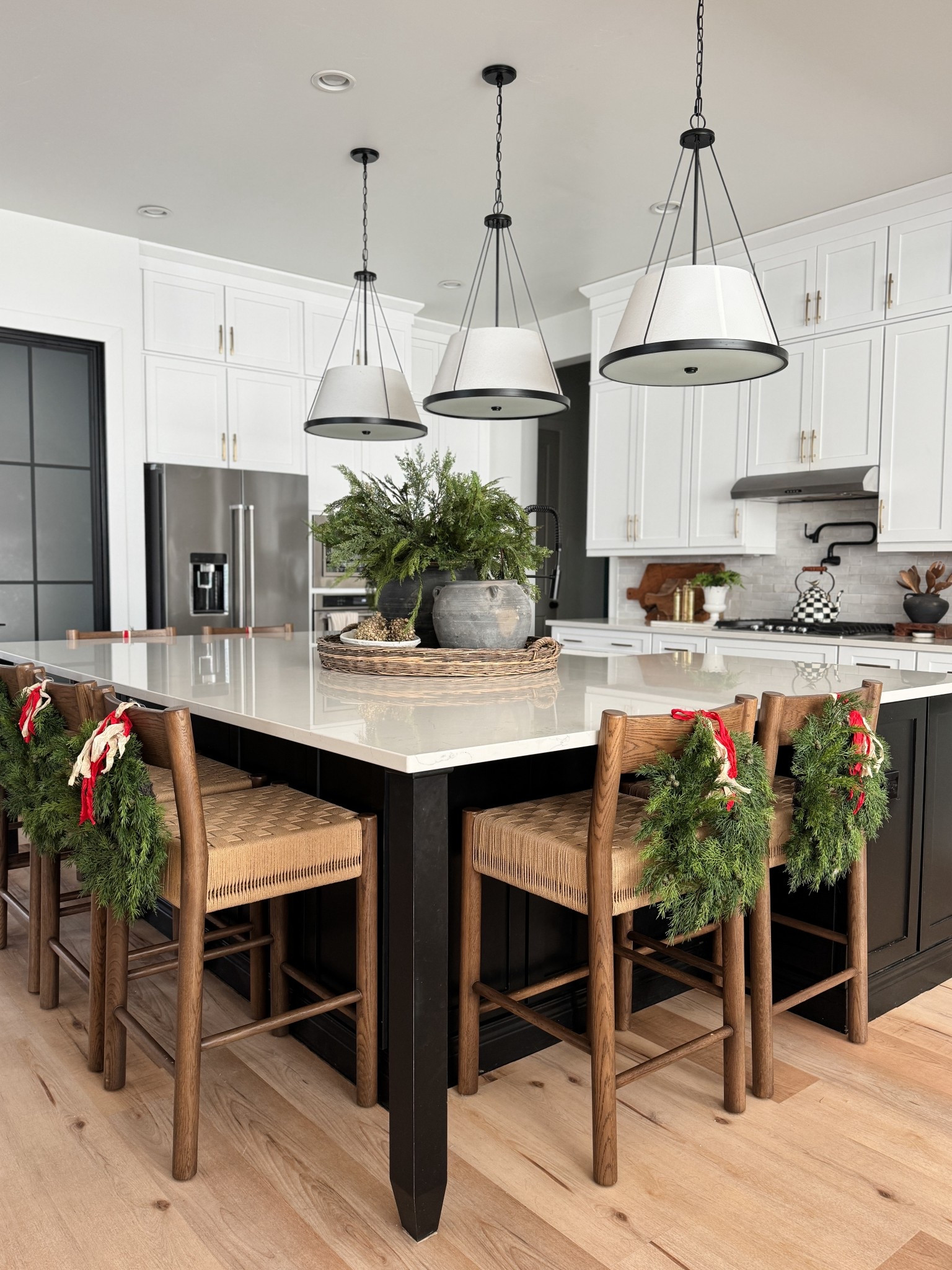 Christmas decorated kitchen 

#LTKHome #LTKFindsUnder100 #LTKHoliday