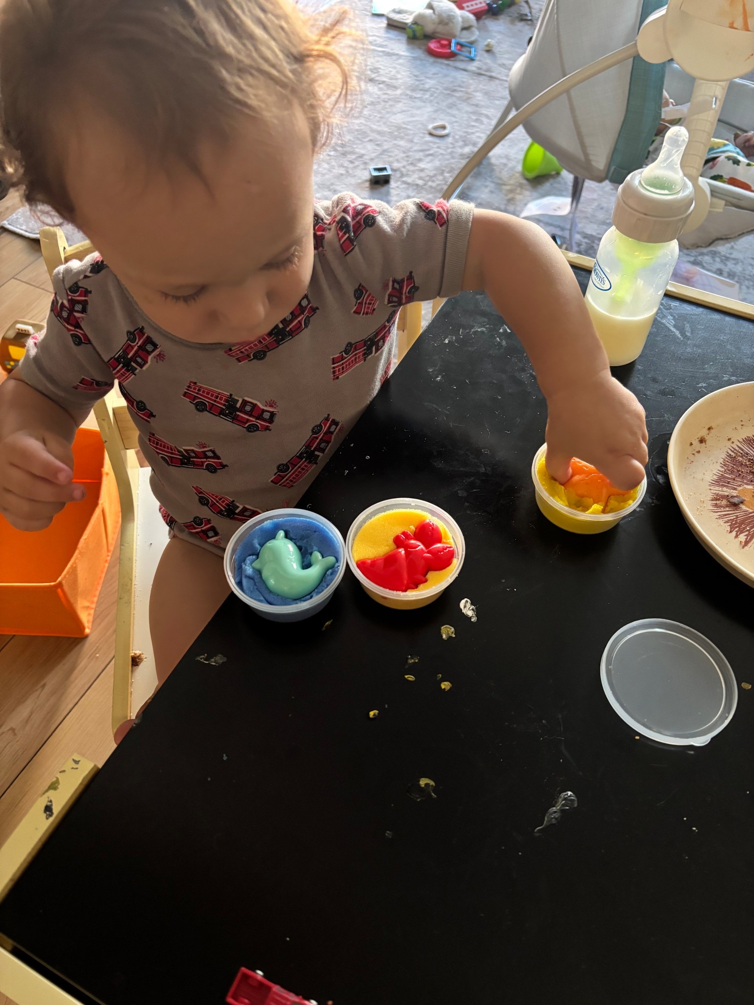 Found this little 6pk of kinetic sand with items inside in the party favor section at target! Such a great activity! 

#LTKBaby #LTKKids