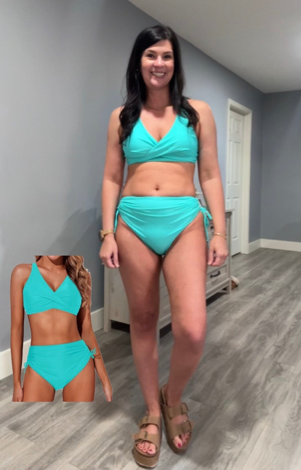 It’s Spring Break, and I’ve got some awesome swimwear to share with you! 
This two piece did not disappoint! It’s so stylish, high quality and the fit is so comfortable. I’m wearing a small for reference. Now I just have to get my tan! 

#LTKActive #LTKSwim #LTKSeasonal