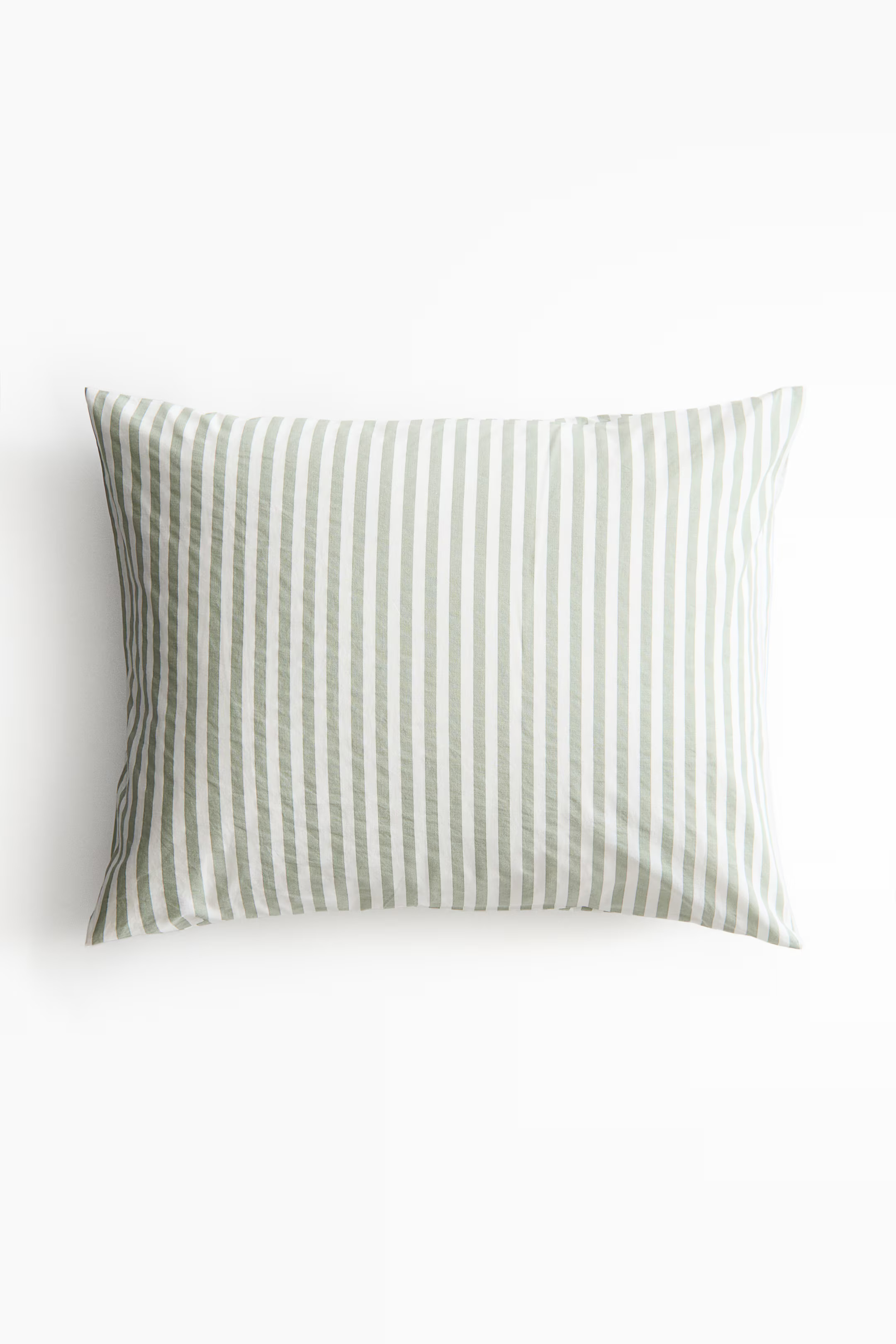 Striped Cotton Pillowcase | H&M (US + CA)