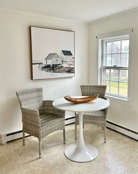 Small kitchen dining table.
Coastal decor.  Beach cottage.

#roundtable #diningtable

#LTKhome