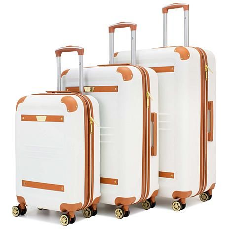 19V69 ITALIA Vintage 3-Piece Expandable Retro Spinner Luggage Set | HSN