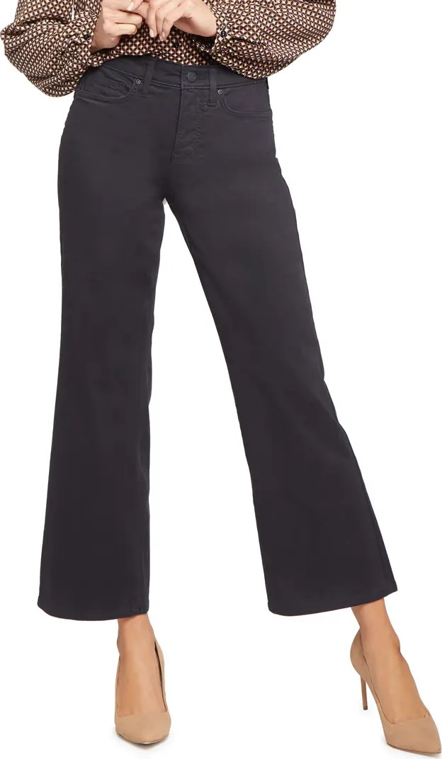 Sateen Relaxed Flare Jeans | Nordstrom