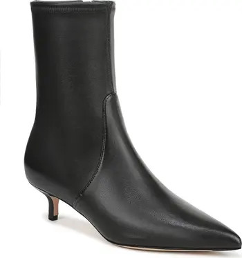 Lisa 45 Stretch Kitten Heel Bootie (Women) | Nordstrom