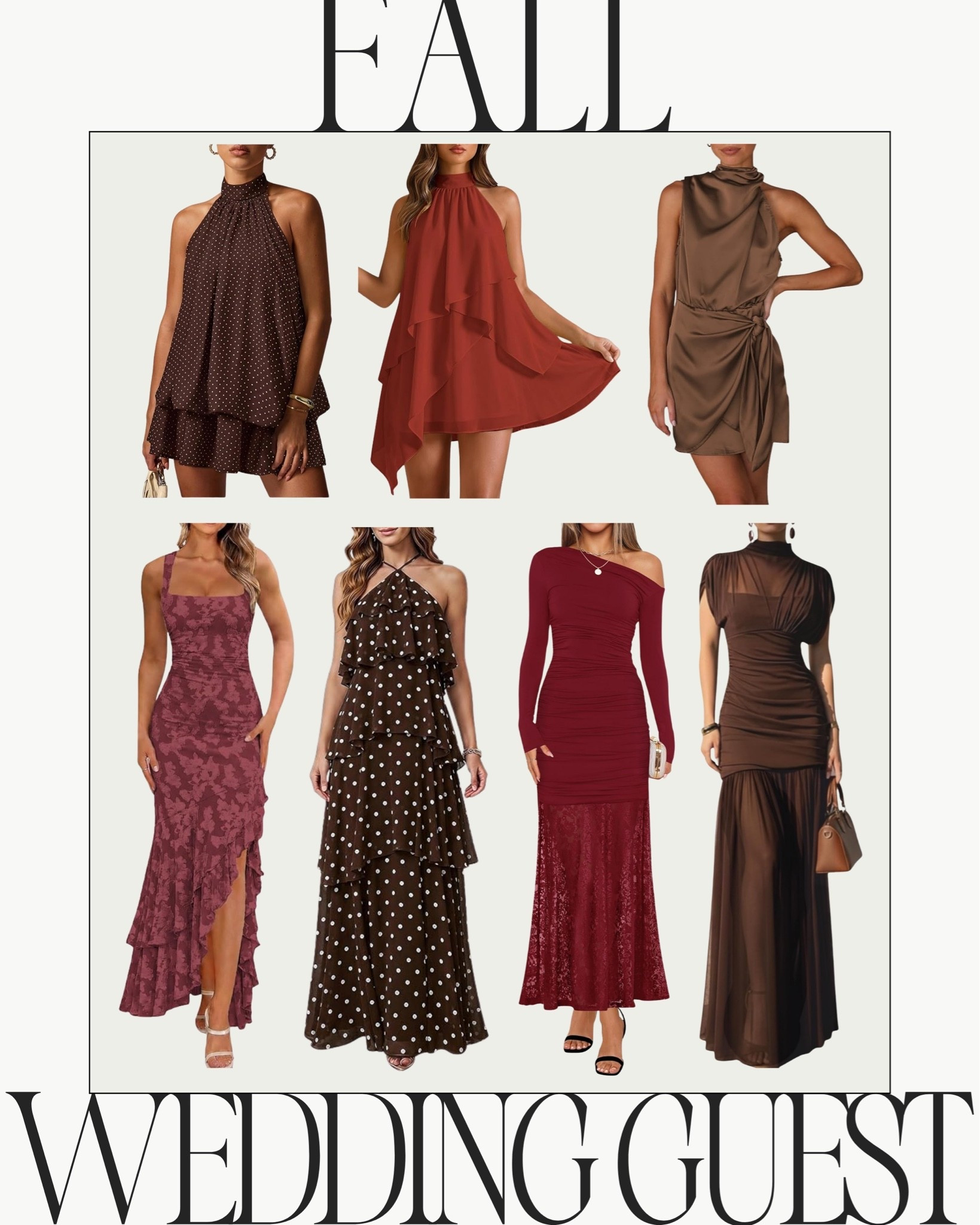 Fall wedding guest // fall // fall wedding dresses // wedding guest dresses // Amazon

#LTKSeasonal #LTKWedding #LTKgrwm