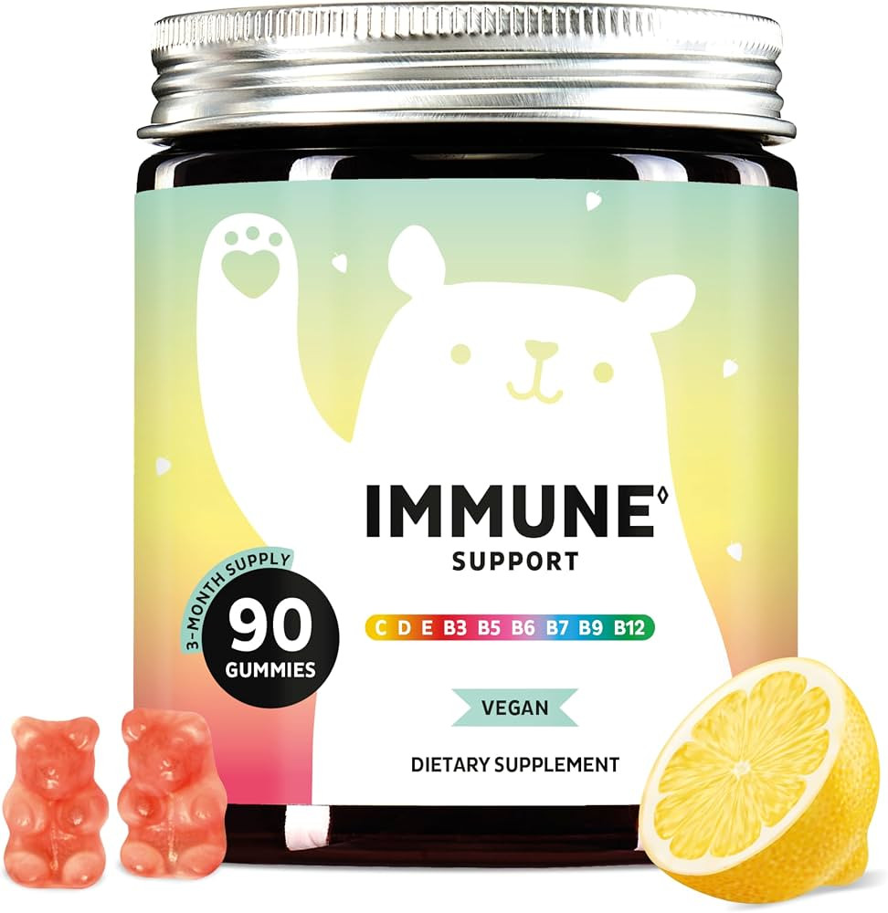 Bears with Benefits Immune Support Gummies \u2013 Vitamin C, D, B6 & B12 \u2013 Daily Immune Boos... | Amazon (US)