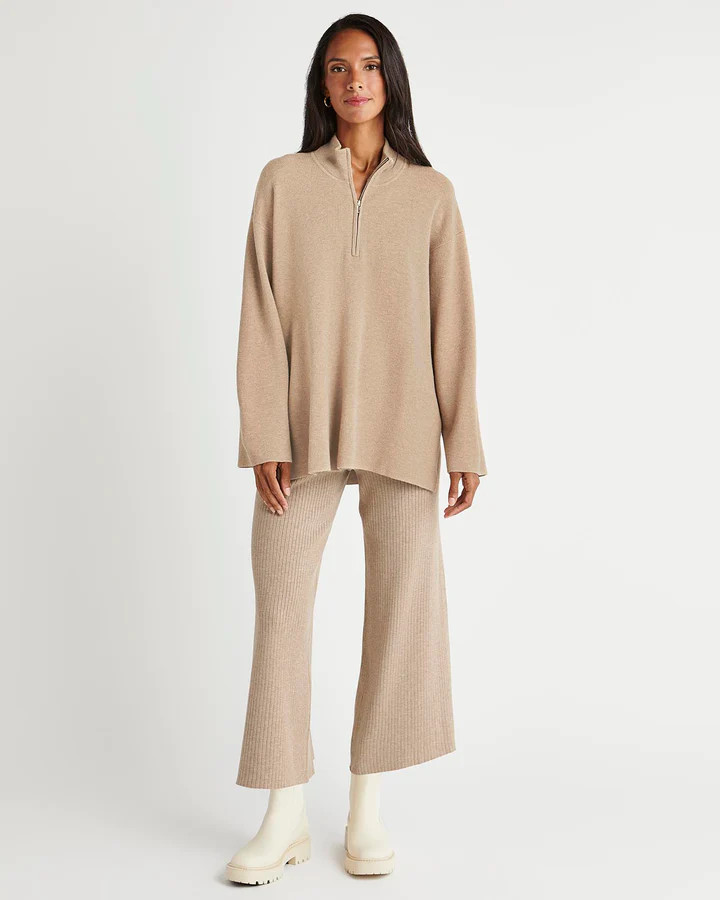 Splendid x Cella Jane Wide Leg Rib Sweater Pant | Splendid