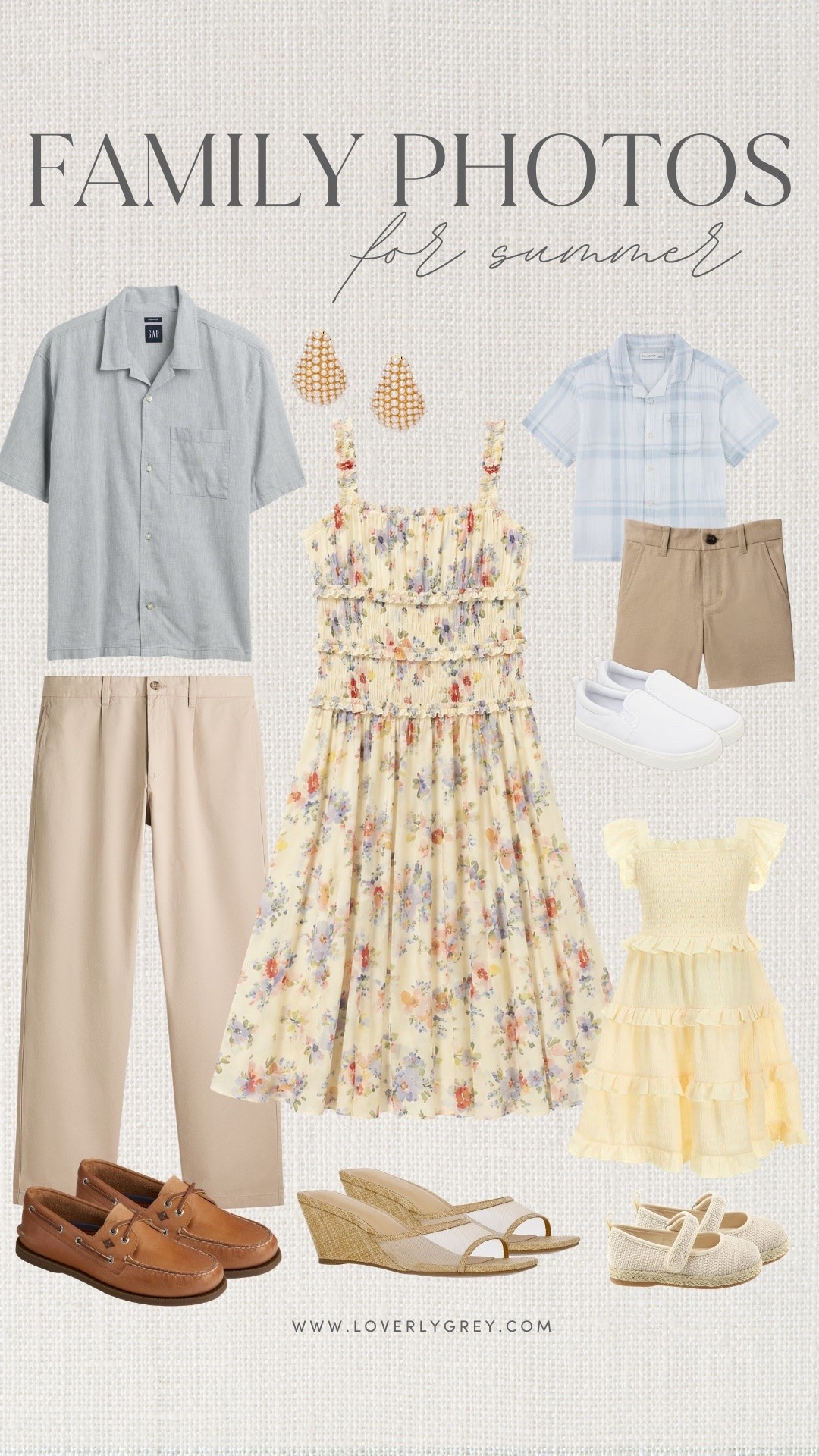 Summer family photo outfit inspo in the prettiest soft neutrals + florals ☀️ Coordinated without feeling too matchy, and perfect for beach, garden, or golden hour photos.

loverly grey, family photo outfits, summer family photos, neutral family style, coordinated outfits, floral midi dress, pastel family outfits, beach family photos, mommy and me style, summer outfit inspiration

#LTKSeasonal #LTKKids #LTKMens