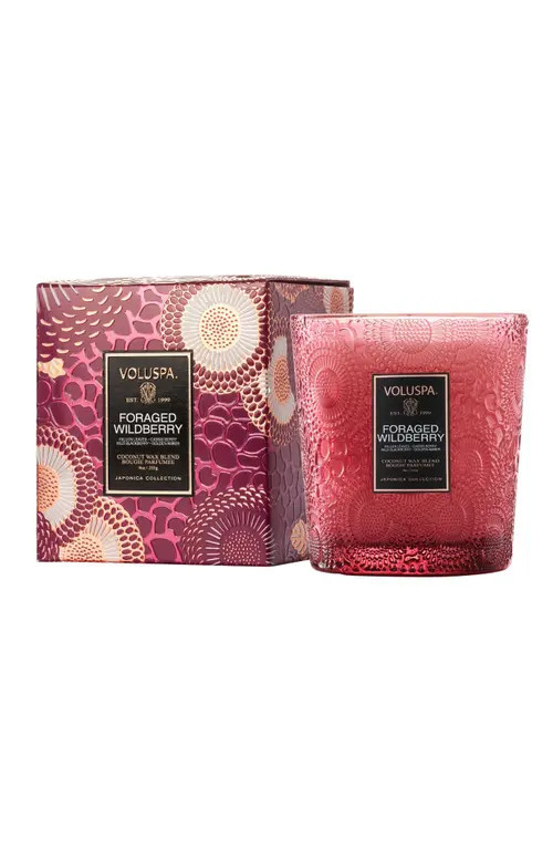 Voluspa Foraged Wildberry Boxed Classic Candle at Nordstrom | Nordstrom