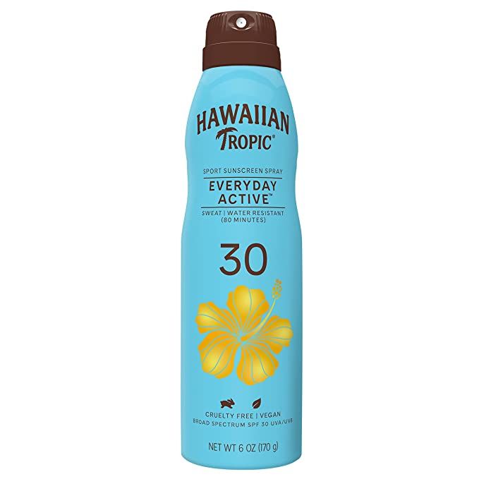 Hawaiian Tropic Everyday Active Clear Spray Sunscreen SPF 30, 6oz | Hawaiian Tropic Sunscreen SPF... | Amazon (US)