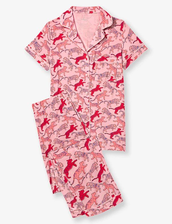 Women's Short Sleeve Top & Pant Pajama Set | Tommy John